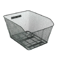 Rear Basket with Fittings - Black