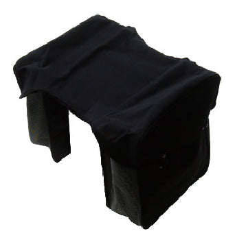 Double Pannier Bag - Rear - Internal Zip Pocket Both Sides - Mounts Over Pannier Rack