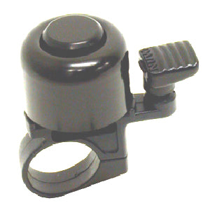 Bike Lane Alloy Flick Bell - Small - Black - Fits 22.2mm H/Bar