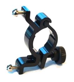 Alloy Handlebar Mount For Bidon Cage - Suits 31.8mm H/Bar - Black