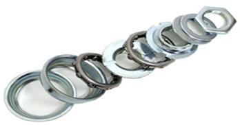 Bottom Bracket Set - For Standard One Piece Crank - Silver