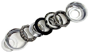 Bottom Bracket Set - For Standard One Piece Crank - Waterproof - Silver