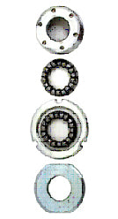 Bottom Bracket Set - For Racer/MTB - Pin Type - Silver