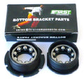 Bottom Bracket Set - For Racer/MTB - Pin Type - Black