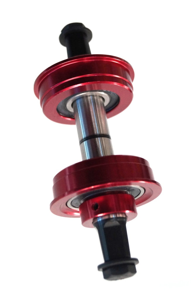 BMX Conversion Kit - 127mm Axle - With Sealed Bearings - Red