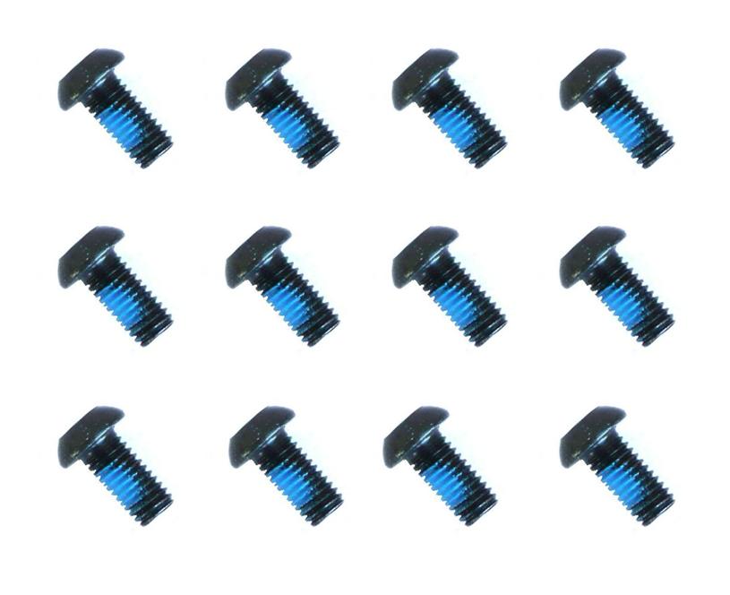 Bolts M5 X 10mm - T25 Torx - For Disc Rotor - With Lock Tite - Black