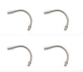 135° Cable Noodle For V-Brake - Stainless Steel - Silver (Bag of 4)