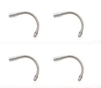 135° Cable Noodle For V-Brake - Stainless Steel - Silver (Bag of 4)
