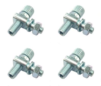 Brake Lever Barrel Adjuster - M5 - Steel - Silver (Bag Of 4) Barrel
