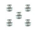 Anchor Bolt & Nut - M6 - Dome Nut - Steel - Silver (Bag Of 5)