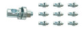 Binder Bolt - M6 X 19mm - For Brake Shoes - Silver (Bag Of 10)