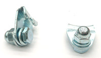 Cable Carrier - Straddle Steel Cable Carrier - Silver - Bag Of 2
