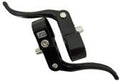 Alloy Inline Brake Lever - 23.8mm Clamp - For Road/Cyclo X - Black - Pair