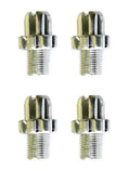 Cable Adjuster - For V-Brake - M10 - Alloy - Silver (Bag Of 4)