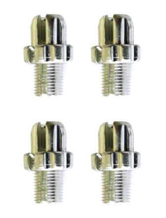 Cable Adjuster - For V-Brake - M10 - Alloy - Silver (Bag Of 4)