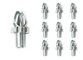 Alloy M10 Barrel Adjuster for V-Brake - Silver (Bag of 10)