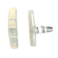 Clear Compound V-Brake Pads - 72mm