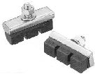 Caliper Brake Shoes - 25 Degree - 40mm - Black (Sold In Pairs)