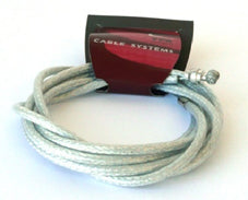 Brake Cable - Universal - Cgx Braided Outer - Galvanized Inner - Silver