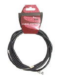 Brake Cable - Universal Inner & Outer - Galvanised - Black