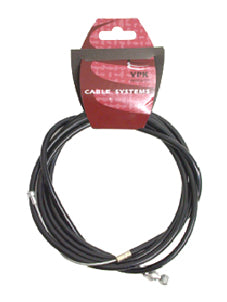 Brake Cable - Universal Inner & Outer - Galvanised - Black