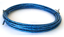Gear Casing - Holographic Lex Outer Casing - 4mm x 7.6 Metres - Blue