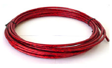 Gear Casing - Holographic Lex Outer Casing - 4mm x 7.6 Metres - Red