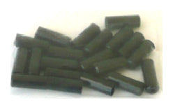 End Cap - Brass End Cap For Gear - 4.5mm Dia - Black (Bag Of 20)