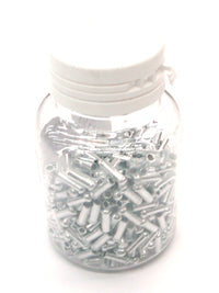 Cable End - Brake Inner Wire Cap - 1.2 - 1.8mm Dia - Silver (Bottle Of 500)