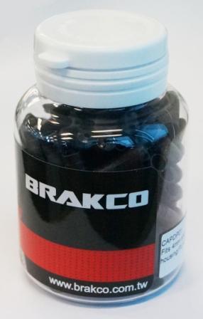 Plastic End Cap for Gear Casing - 4mm - Black (Bottle of 150)