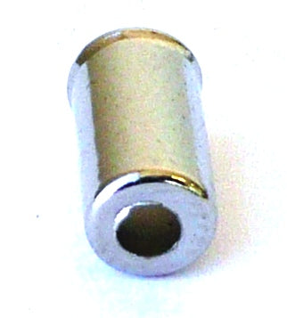 End Cap - Brass End Cap For Brake - 5mm Dia - Silver (Bottle Of 250)