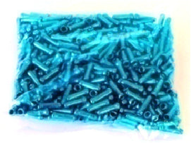 End Cap - Inner Wire End Cap - 2.3mm Inside Dia - Blue (Bag Of 500)