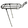 Steel Rear Carrier Rack - 8" Wide For 27" Bikes - Black