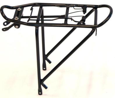 Alloy Rear Carrier Rack For 20" Bikes With Spring Bow - Black