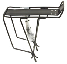 Alloy Rear Carrier Rack - Suits 26" Bikes - Black