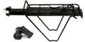 Seat Post Mounted Alloy Rear Carrier Rack - QR - Black