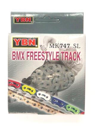 YBN MK-747SL Chain - 1/2 X 1/8 X 112L - Silver