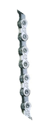 YBN S10 10 Speed Chain - 116L - Silver/Grey