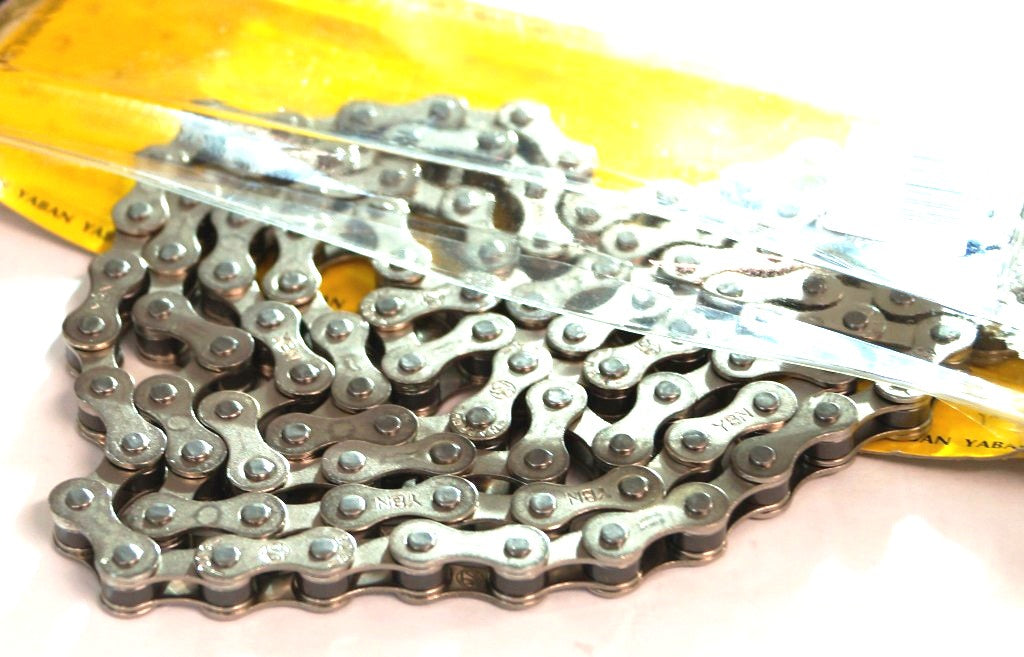 YBN S-410 Chain - 1/2 X 1/8 X 112L - Silver/Silver