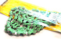 YBN S-410 Chain - 1/2 X 1/8 X 112L - Nickel/Green