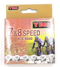 YBN S52RB Chain - 7 - 8 Speed - 114L - Grey - Rust Buster