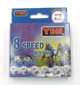 YBN S8CR Chain - 8 Speed - 116L - Silver
