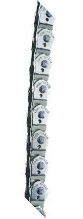 YBN MK-918 Half Link Chain - 1/2" X 1/8" - Silver