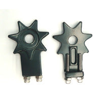 Chain Adjuster - For 3/8" Axle - Black (Sold In Pairs)