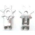 Chain Adjuster - 3/8" Axle - Silver (Sold In Pairs)