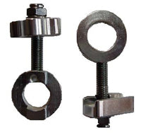 Chain Adjuster - For 3/8" Axle - Silver (Sold In Pairs)