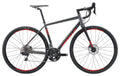 Apollo Scout 10 Gravel Bike - Matte Charcoal/Black/Red