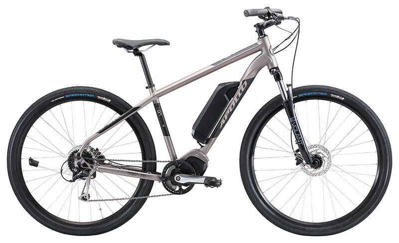 Apollo Eon Commuter 20 Electric Bike - Matte Charcoal/Black