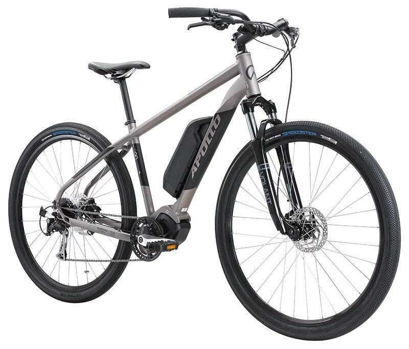 Apollo Eon Commuter 20 Electric Bike - Matte Charcoal/Black