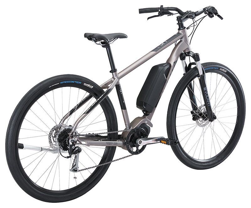 Apollo Eon Commuter 20 Electric Bike - Matte Charcoal/Black
